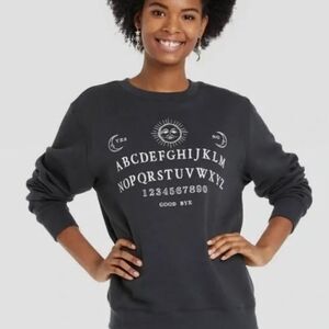 Ouija Board Fleece lined sweatshirt New
